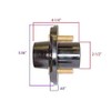 TRP Hub Assembly for 2,200 Lb Axle with 1-1/16" Straight