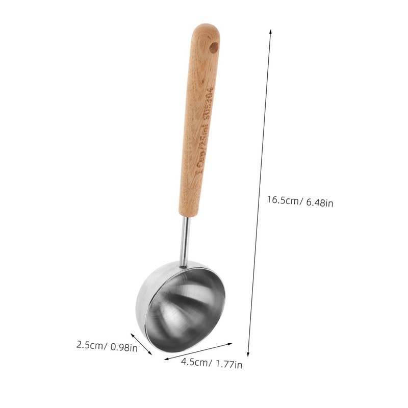 STOBAZA Coffee Measuring Spoon with Handle Accurate Scoop for Coffee