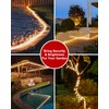 LUHLEE Solar LED Strip Lights Outdoor,Brighter 600 LED 32.8FT Solar