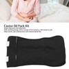 Waist Castor Oil Pack Wrap Leak Proof Reusable Washable Castor