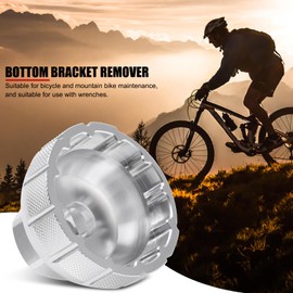 EVTSCAN Hardened Steel Bicycle Bottom Bracket Remover, for BSA30, 48mm, 1/2-inch Square Drive, Bike Crankset Extractor Removal Wrench Tool