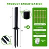 ATCWF 4-Pack Fence Post Repair Kit, 32in Heavy Duty Ground