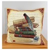 atelier alles-Spitze Attractive Tapestry Cushion Cover Books 45 x 45