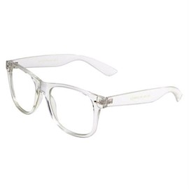 Crystal Transparent Classic Square Sunglasses Clear Lenses