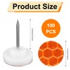 XIHIRCD 100pcs Reflective Tacks for Trail Marking, Box Package Reflective