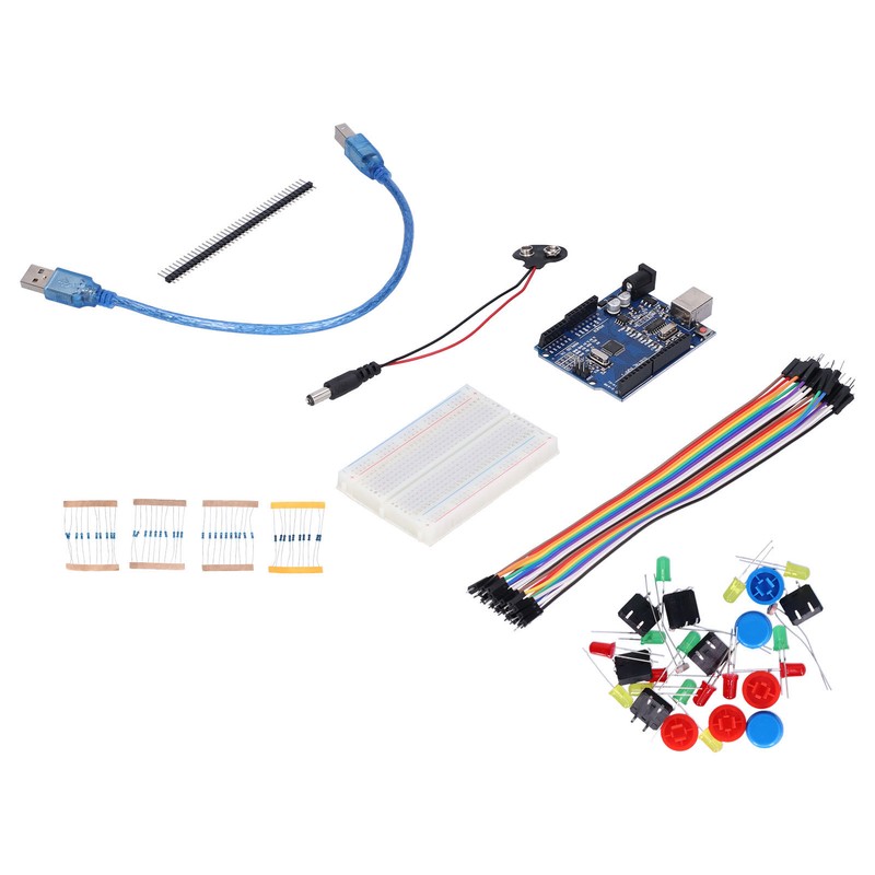Development Board Starter Kit for R3 Mini Breadboard LED Jumper
