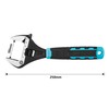 Duratech Monkey Wrench, Wide, Adjustable Wrench, Multi-functional Spanner, 9.8 inches