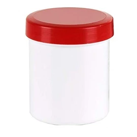5 Cream Pots, Ointment Jar Cream 20g 25 ml Red Cover + 1 Transparent Bag