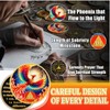 Phoenix of Light 16 Year Sobriety Coin, Rebirth in Fire
