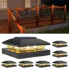 VOLISUN 4x4 Solar Post Cap Light 6pack,Solar Fence - Post