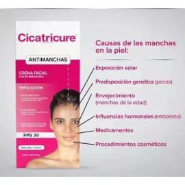 Cicatricure Anti-manchas Crema 50g Fps 30 Ph Resorcinol