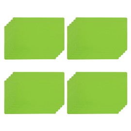 PATIKIL Magnetic Name Tag 4.72x3.15Inch, 20 Pcs Dry Erase Magnet Labels Waterproof Reusable Strips for Classroom Office Refrigerator Home whiteboard, Light Green