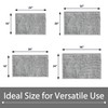 LWYYQB Chenille Bathroom Rugs Mats Carpet 30”x18”,Super Soft Absorbent Quick