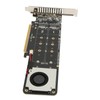 M.2 NVMe SSD Adapter Card Double Side LED Indicator High