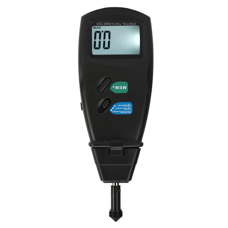 Tachometer LCD Digital Handheld Contact Non Contact 4 Test Mode