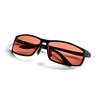 BRADDELL FL-41 Rose Tinted Blue Light Glasses for Migraine Light