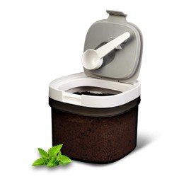 LANGMINGDE Airtight Food Storage Containers with Lid, 0.7QT/800ML BPA Free Plastic Kitchen Canister for Ground Coffee, Spices, Herbs, Candy, Snacks