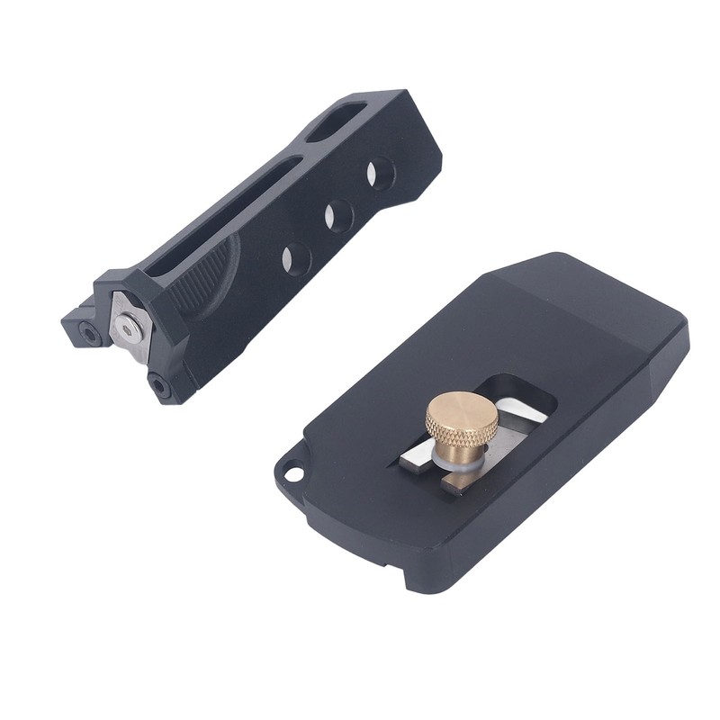 2Pcs Chamfer Plane Aluminum Alloy Edge Trimmer Corner Banding Woodworking