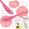 Endo Sansho Mouth-Friendly Soft Brown Fork, Western Color, Set of