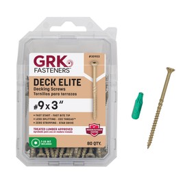 GRK 30903#9 x 3 in. Deck Elite Screws 80-Count