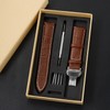 Breathable Leather Strap, Soft Touch Men's Strap Accessories - 22mm