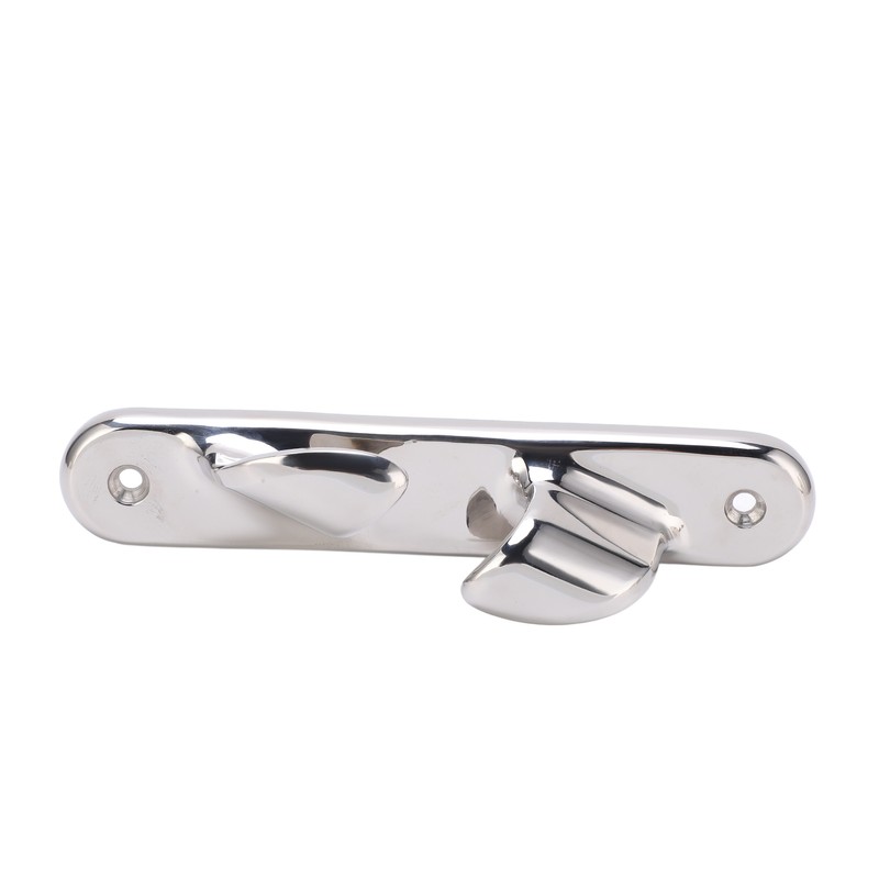 10in Bow Cleat 316 Stainless Steel Polished Mirror Finish Anchoring