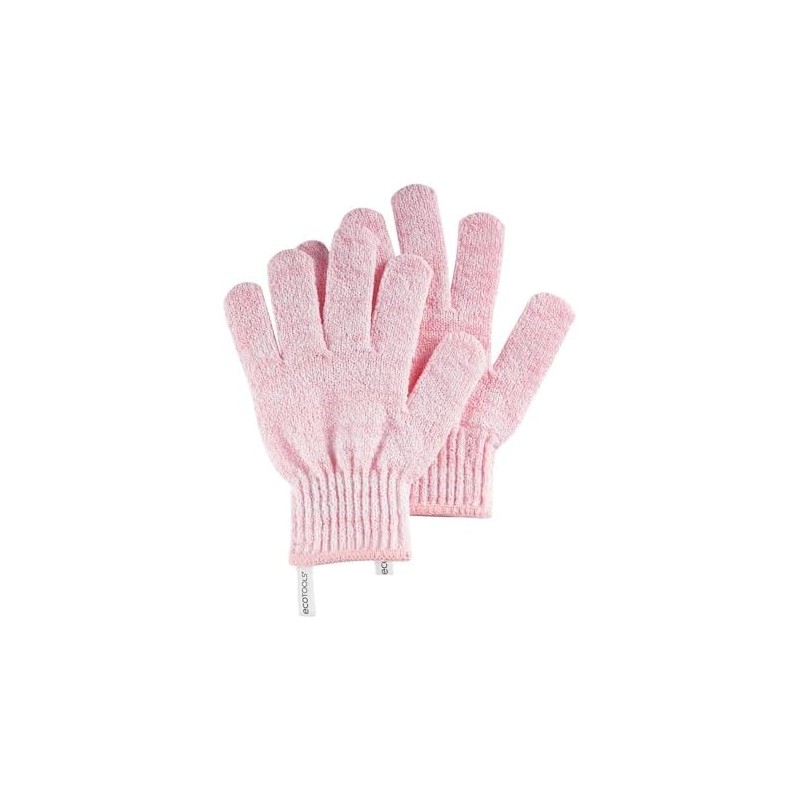 Ecotools Exfoliating Gloves, Rosa