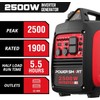 PowerSmart Gas Powered Portable Generator 1200W, Small Generator for Camping