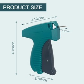 Tagging Gun for Clothing, Handheld Tag Gun Needles & 1000 Micro-Fasteners, Use for Fabric, Retail, Quilting, and Crafts