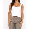 ForeFair Women Sleeveless Backless Crop Tank Top Summer Going Out