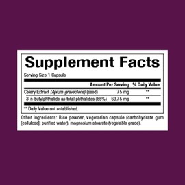 Natural Factors, Celery Seed, Concentrated Celery Extract for Healthy Circulation & Heart Support