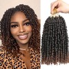 8 Packs 12 Inch Passion Twist Crochet Hair Bohemian Ombre