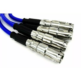 VMS RACING BLUE 10MM SPARK PLUG IGNITION WIRES FOR 99-01 VOLKSWAGEN VW JETTA 2.0