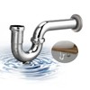 ZM Brass P-Trap Pipe with Clean Out Basin Sink Waste