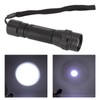 LED Flashlight White Light Battery Powered Aluminium Alloy Retractable Zoom