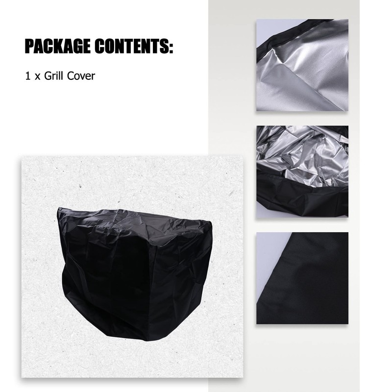 Waterproof BBQ Cover Barbeque Rolling Cart Grill Cover for Q1000