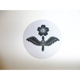 e3859 WW2 Japan Japanese Navy Pilot white woven R17C