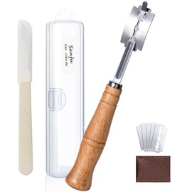 Bread Lame Dough Scoring Tool, Professional - Grade Baguette & Sourdough Scoring Tool with Razor Blades and Storage Cover, Lame Bread Tool, Essential Baking Supplies