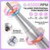 Máquina Perforadora de Uñas Eléctrica Portátil de 45000 Rpm Color