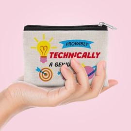 Inspirational Gift for Women Positive Affirmation Quotes Coin Purse for Coworker Friendship Gifts for Teens Sister Daughter Motivational Christmas Birthday Presents for Mom Zipper Change Pouch