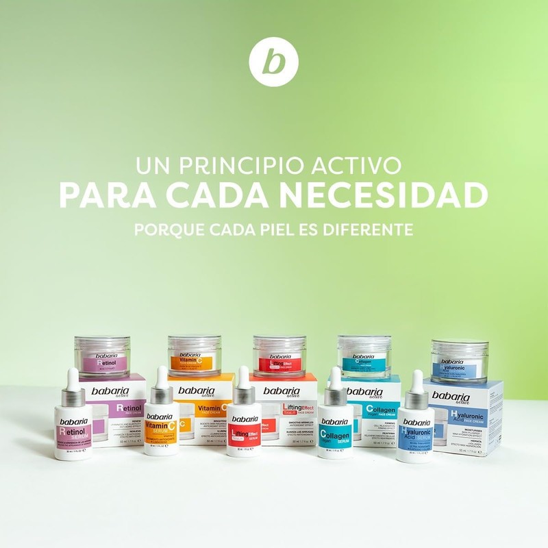 Crema antiarrugas con retinol y ácido hialurónico Babaria 50 ml
