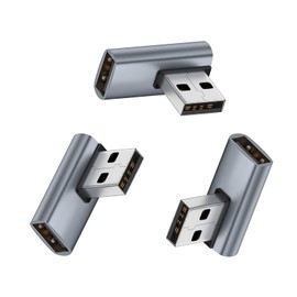 USB 3.1 Connector Right Angle FEILEX Converter Adapter Extension Connector 10Gbps Ultra Fast Type A Type A Male to Type A Female