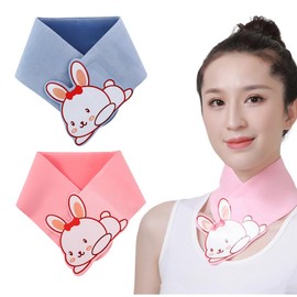 CULEO Hals- & Dekolletépflege,2 Stück Nackenmasken-Befestigungsgurt Silikon-Nackenpflaster Nackenkragen