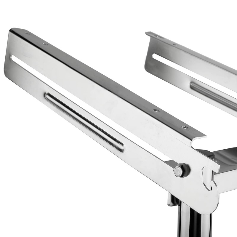 Amarine Made Boat Ladder, 4-Step Sliding Ladder with Stainless Steel
