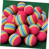 NOLITOY Attractive 63mm Rainbow Balls 8 Pack Eva Training Balls