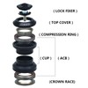 Neco Threadless External Bearing Headset Road Bike Fixed Gear Headset