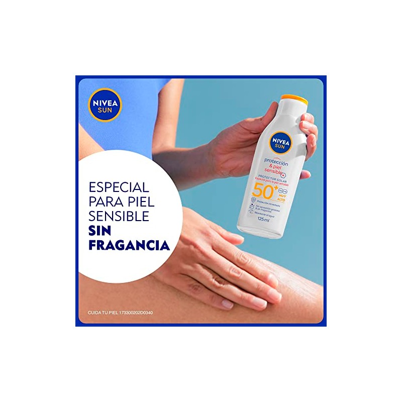 Protector Solar Corporal NIVEA SUN Protección & Piel Sensible FPS