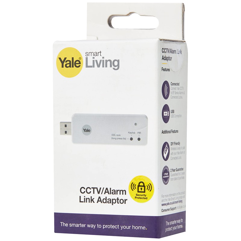 Yale EF-USBDVR Alarm/CCTV Adaptor, White, for CCTV & Alarm Link,