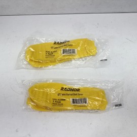 Radnor 12" Latex Hazmat Boot Cover XL Yellow 2 Pairs Hazmat Safety Shoe Cover