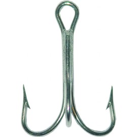 Mustad 3549D Classic Treble Standard Strength Duratin Hook (25-Pack)